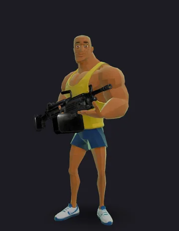 Bombado da Academia - CS Brasil character