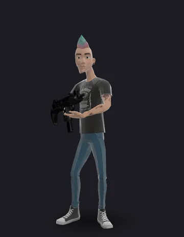 Hipster Alternativo - CS Brasil character