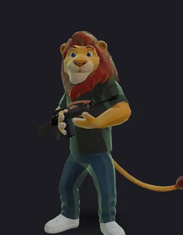 Leão do Proerd - CS Brasil character