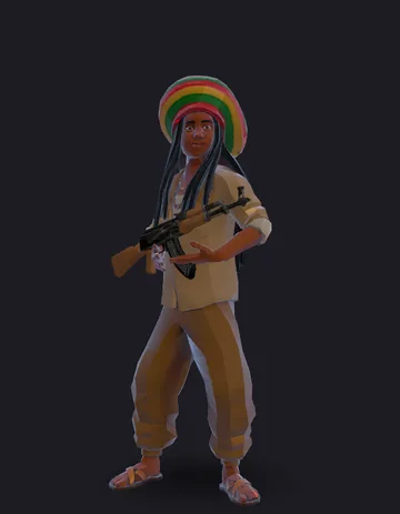 Rasta - CS Brasil character