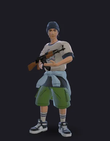 Skatista - CS Brasil character