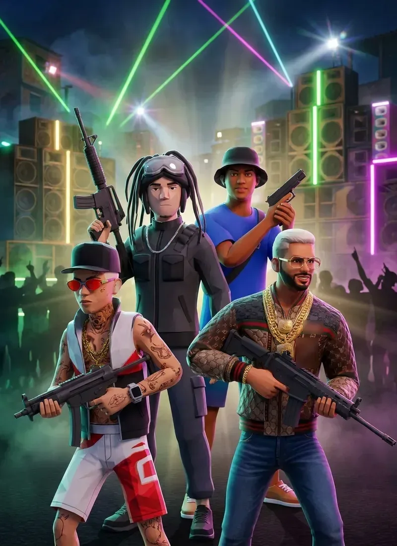 Funkeiros faction characters in CS Brasil