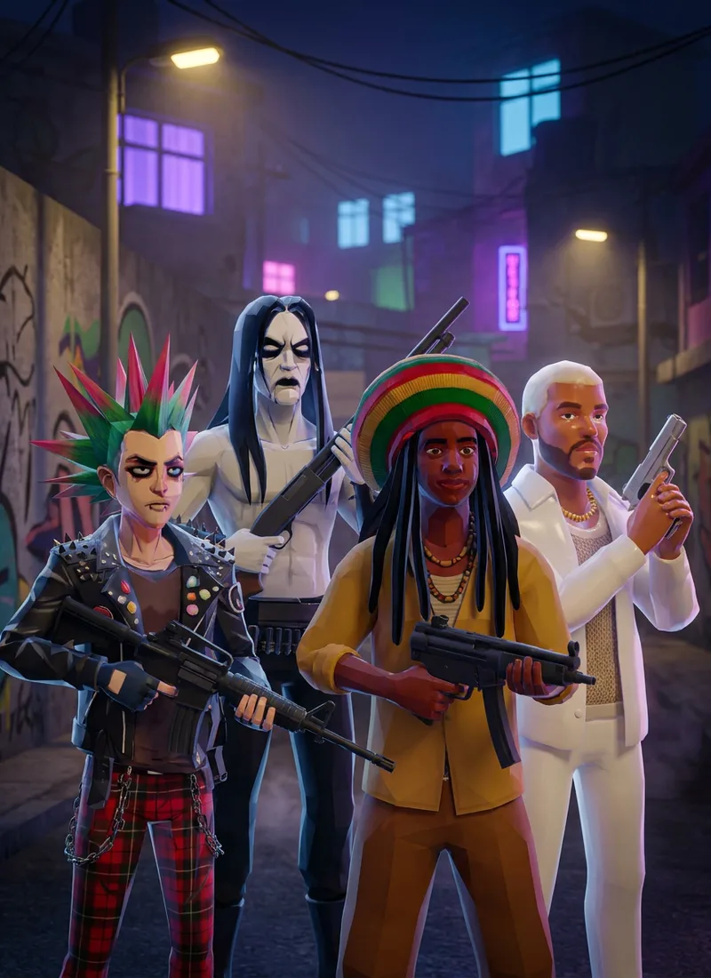 Urban Tribes faction characters in CS Brasil