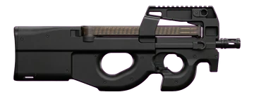 In-game 3D model of the P90 "CHINELÃO"